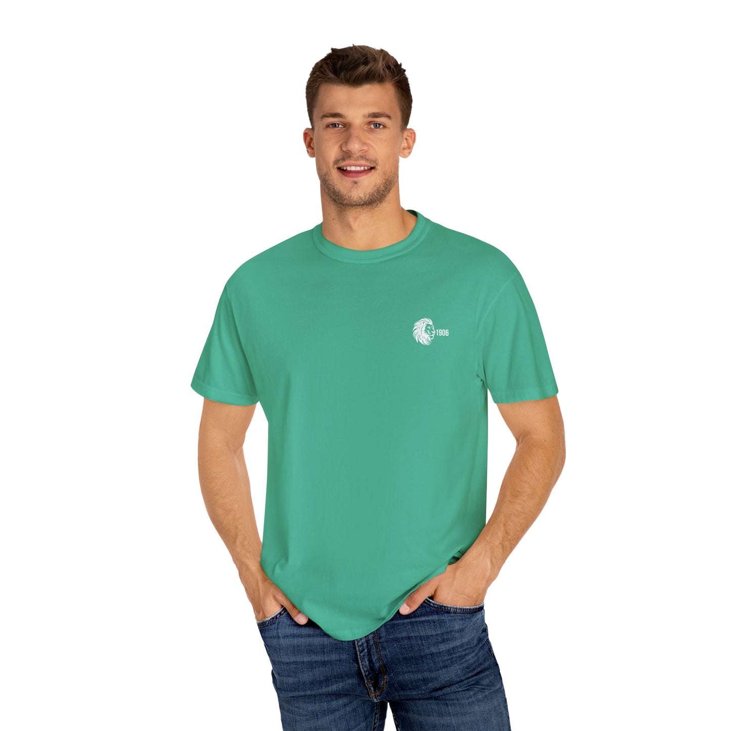 Origins 1906 Unisex Minimal Tee with Lion Detail