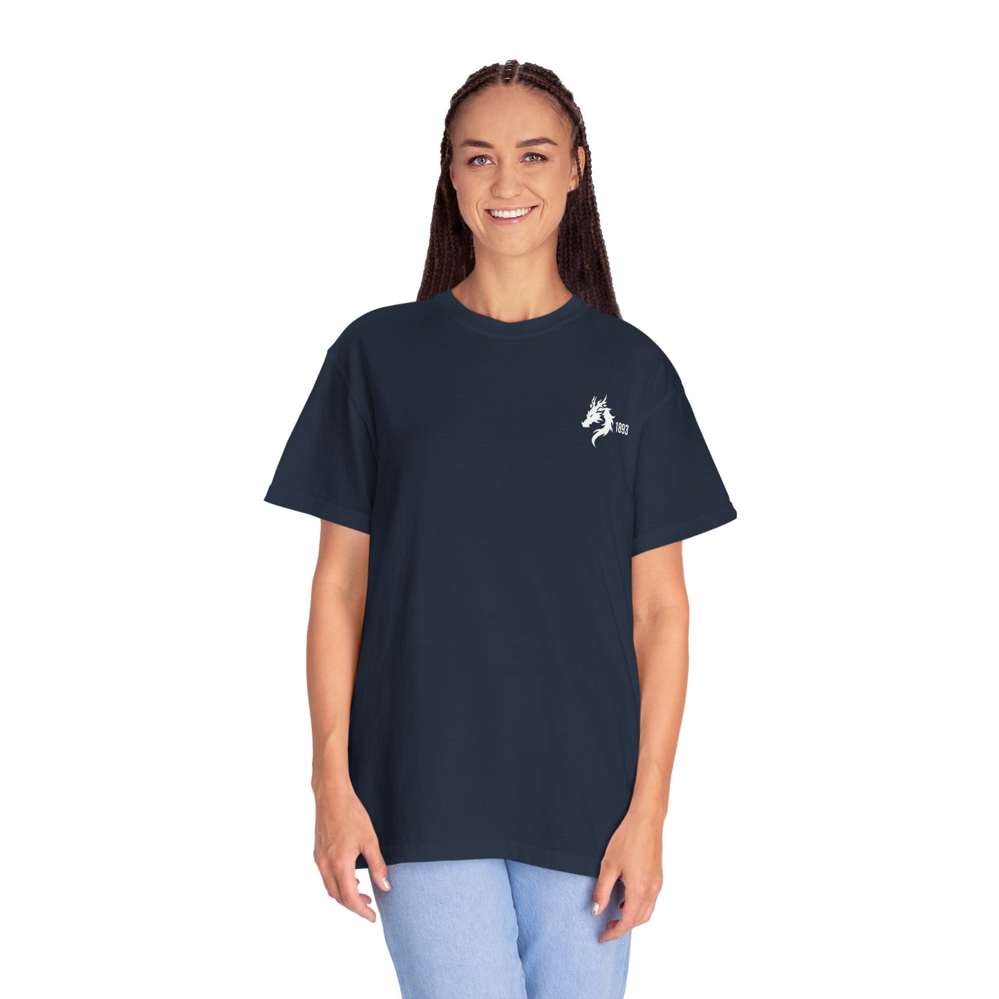 Origins 1893 Unisex Minimal Tee with Dragon Detail
