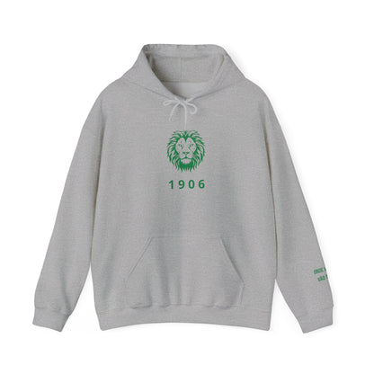 Spirit Lion Unisex Hoodie with Motto Sleeve Print