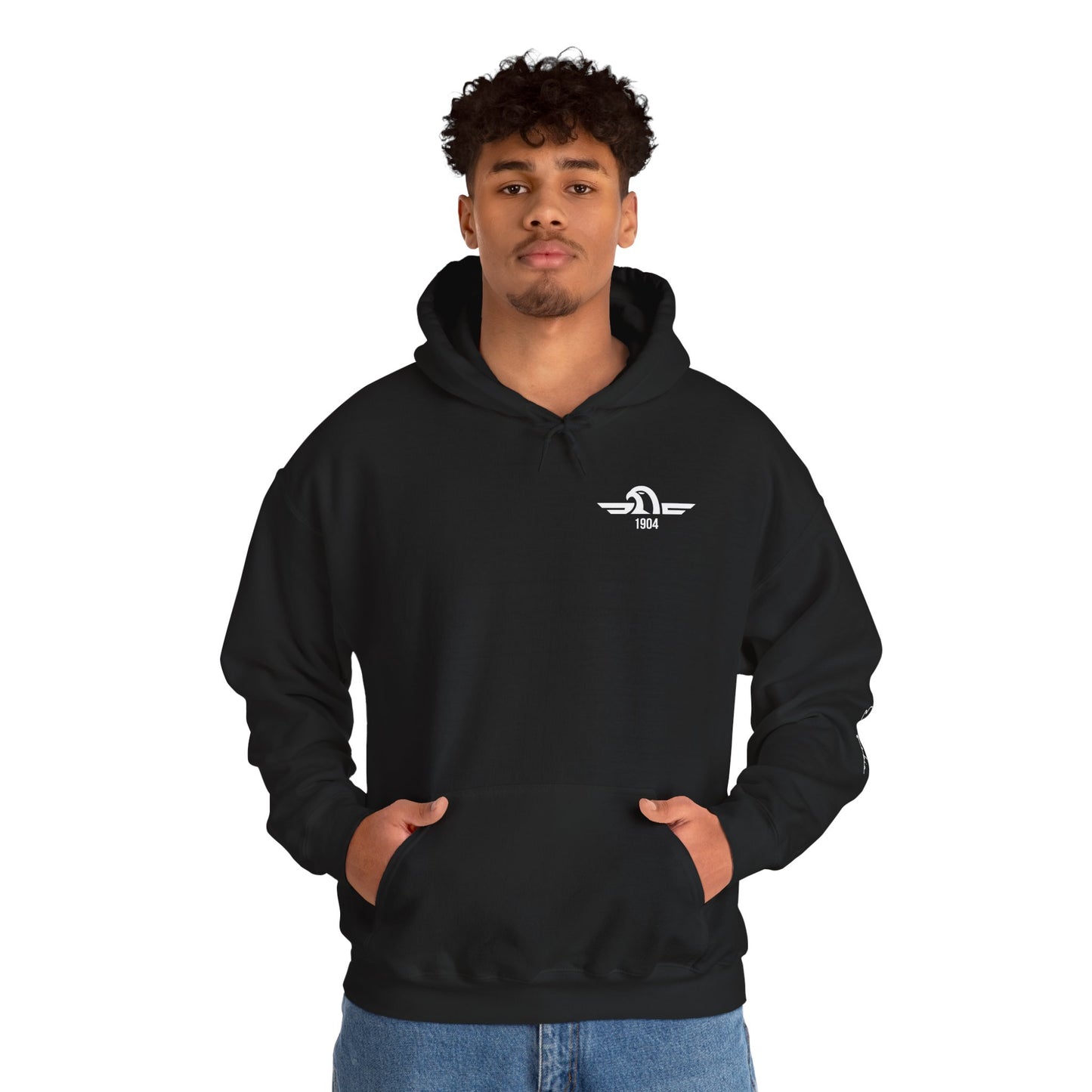Origins 1904 Unisex Hoodie + Signature Sleeve Detail