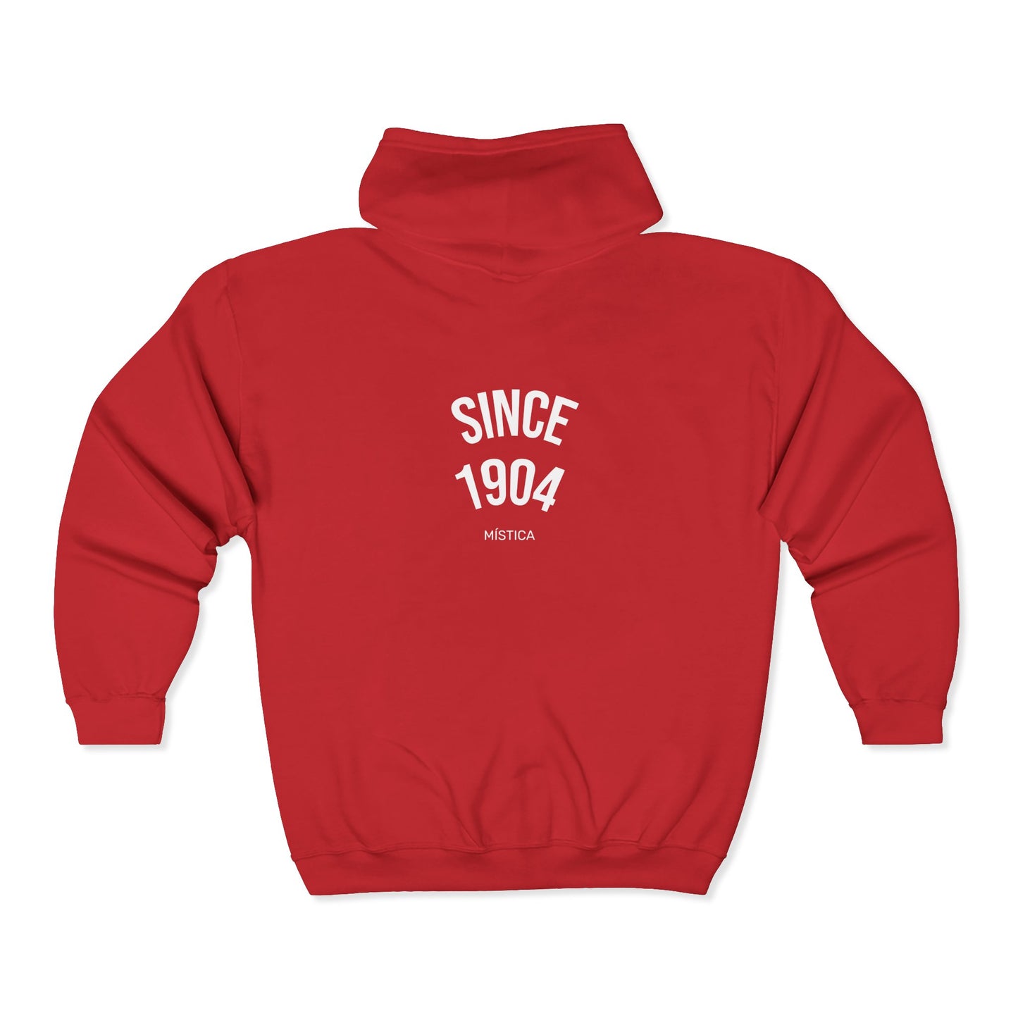 Origins 1904 Unisex Zip Hoodie with Eagle Chest + Mystique Back Print