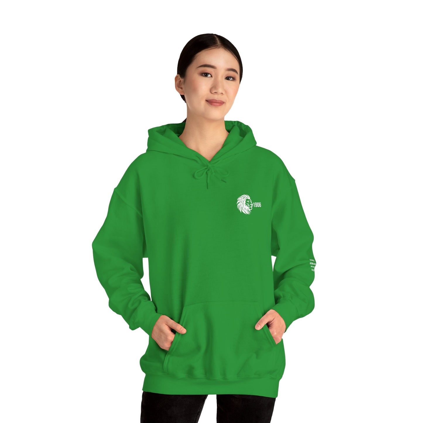Origins 1906 Unisex Hoodie +  Motto Sleeve Detail