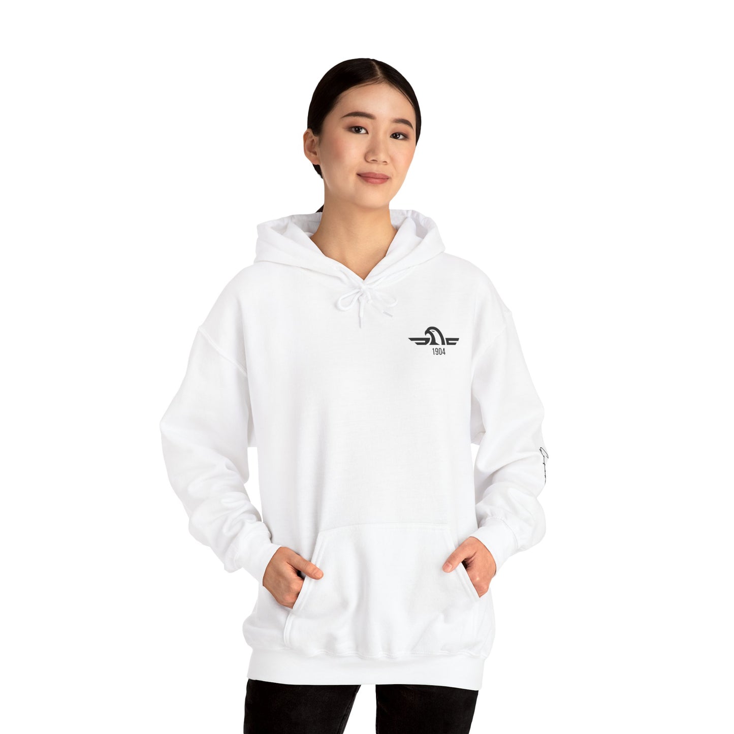 Origins 1904 Unisex Hoodie + Signature Sleeve Detail