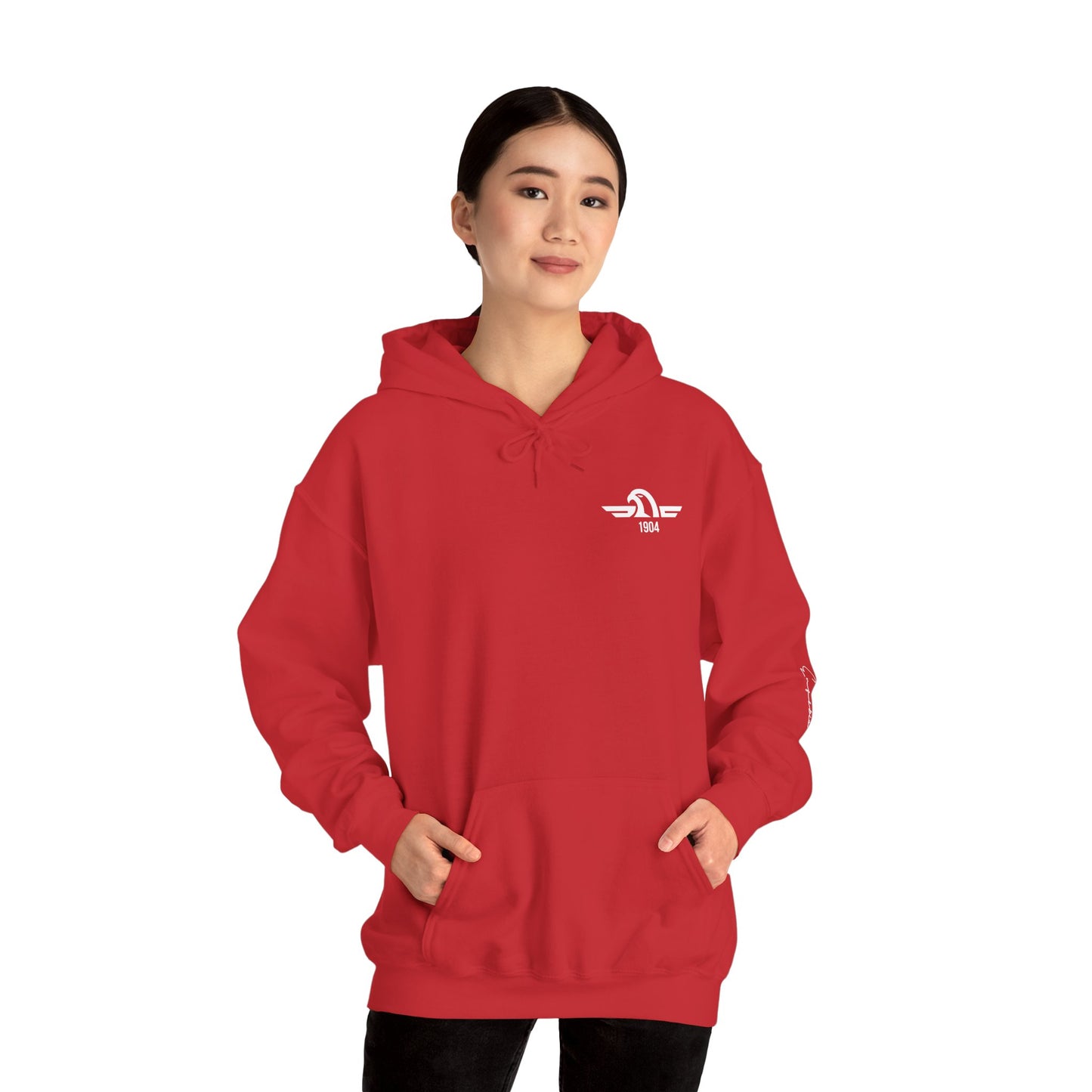 Origins 1904 Unisex Hoodie + Signature Sleeve Detail