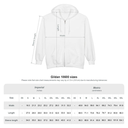 Origins 1904 Unisex Zip Hoodie with Eagle Chest + Mystique Back Print