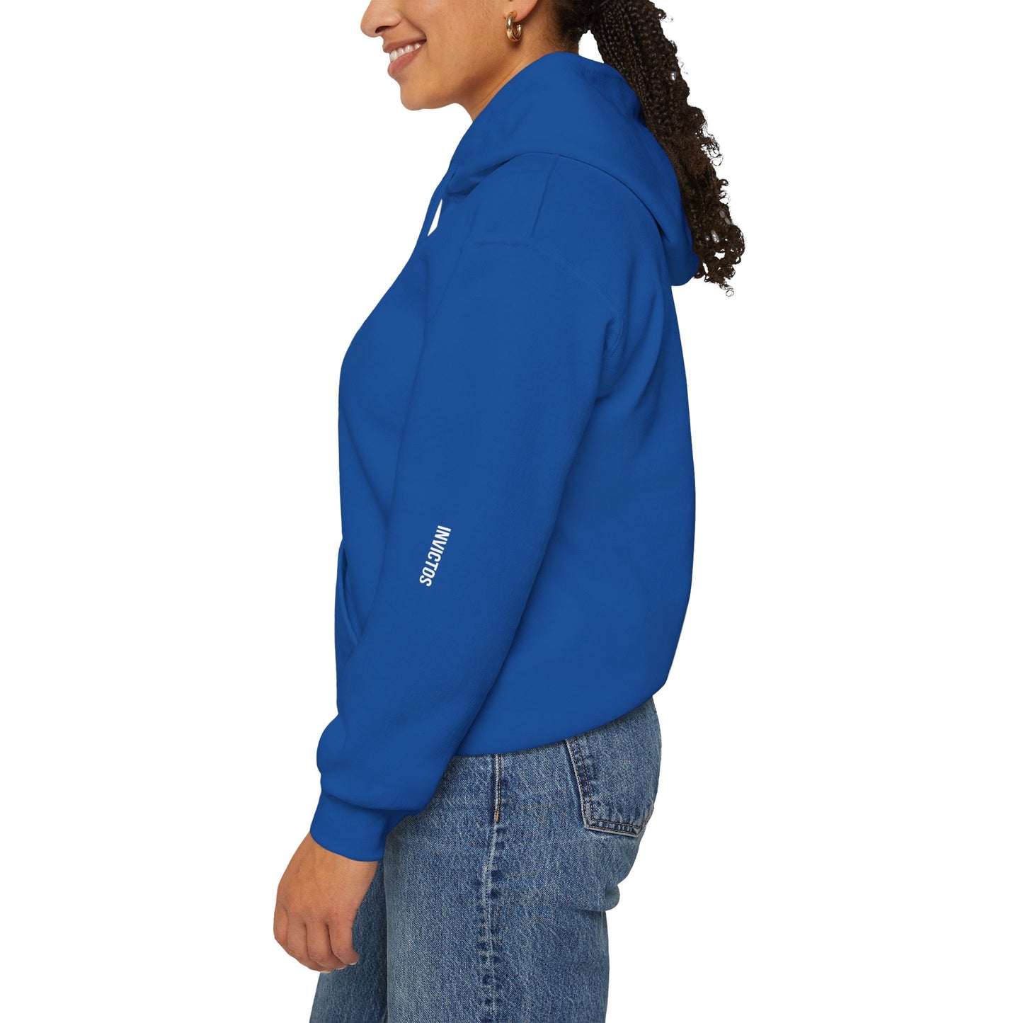 Origins 1893 Unisex Hoodie + Invictos Sleeve Detail