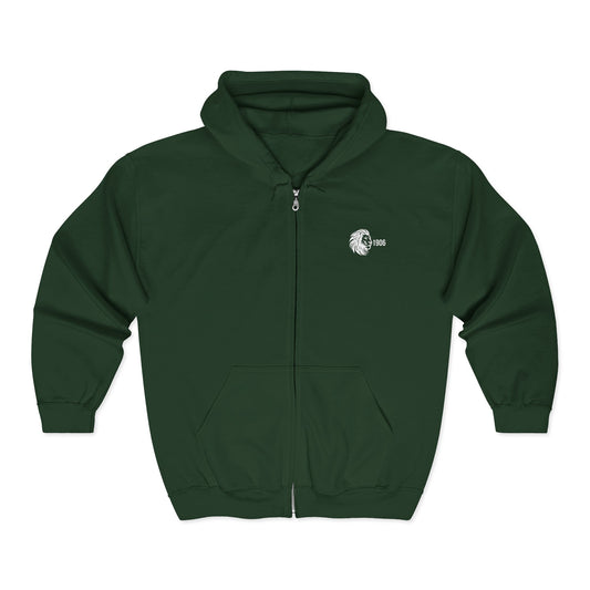 Origins 1906 Unisex Zip Hoodie +  Legacy Back Print