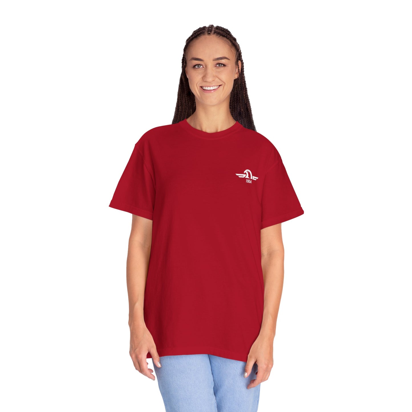 Origins 1904 Unisex Minimal Tee with Eagle Detail