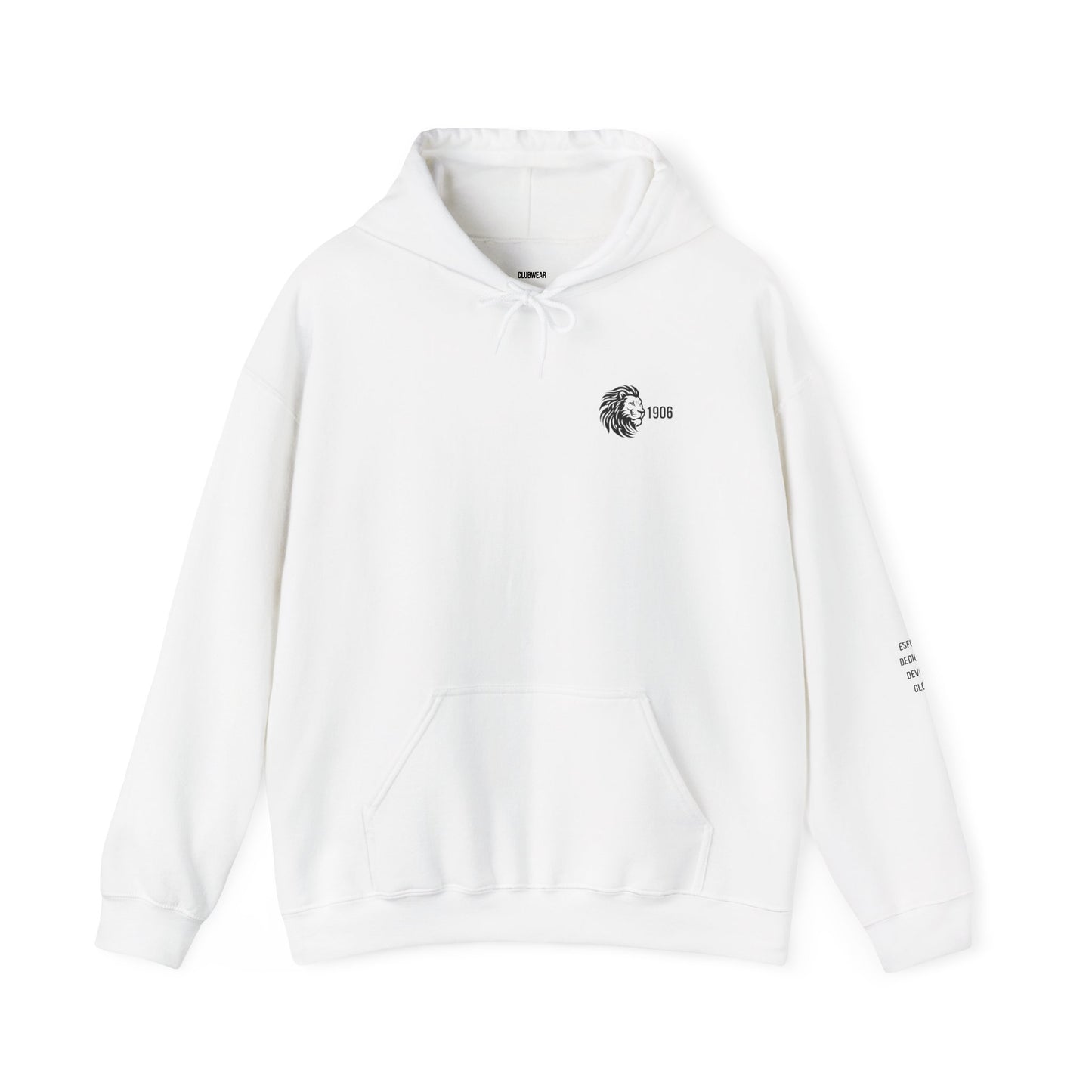 Origins 1906 Unisex Hoodie +  Motto Sleeve Detail