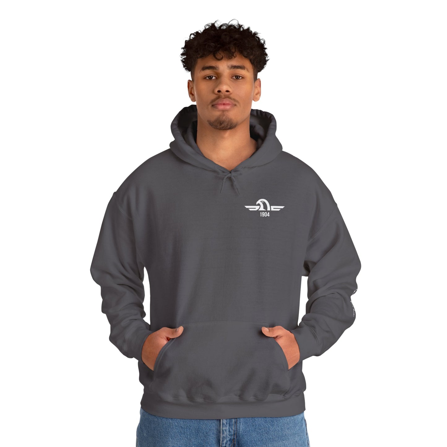 Origins 1904 Unisex Hoodie + Signature Sleeve Detail